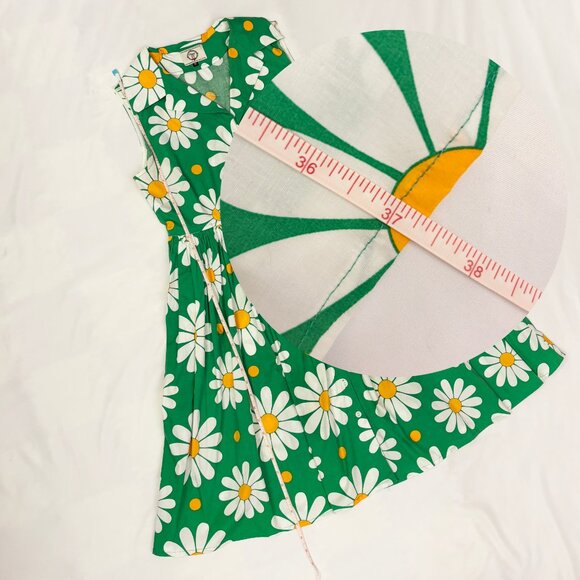 Modcloth Banned Apparel green daisy button up dress size Medium - Picture 8 of 9